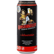 Пиво "Klosterkeller" Schwarzbier, 0.5 л