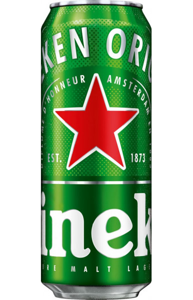 Пиво "Heineken" Lager (Russia), in can, 430 мл