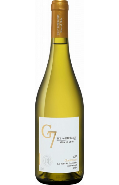 Вино G7 Chardonnay Loncomilla Valley DO Viña del Pedregal 2021 0.75л