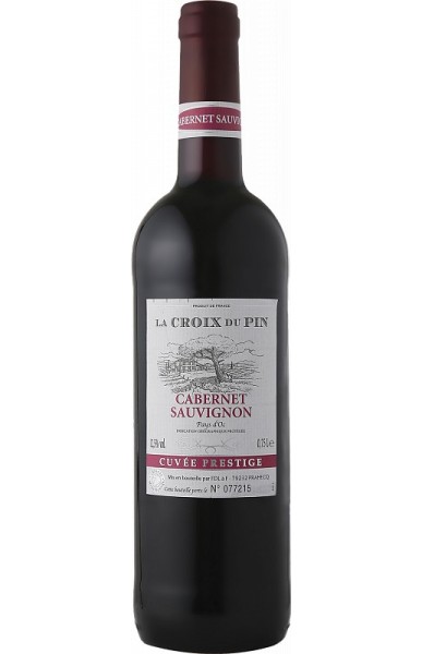 Вино FDL, "La Croix du Pin" Cabernet Sauvignon, Pays d'Oc IGP