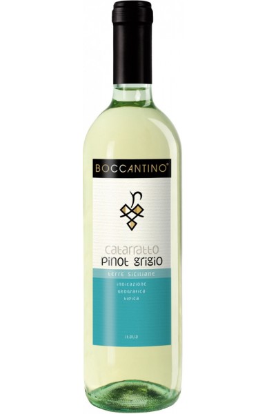 Вино "Boccantino" Catarratto Pinot Grigio, Terre Siciliane IGT, 2021