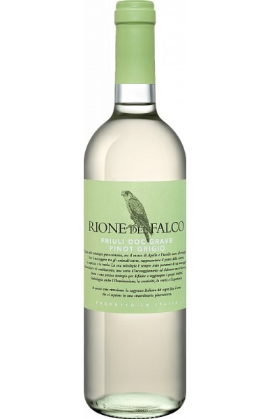 Вино "Rione del Falco" Pinot Grigio, Friuli Grave DOC, 2020