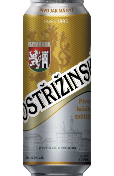 Пиво Nymburk, "Postrizinske" Svetly Lezak, 0.5 л